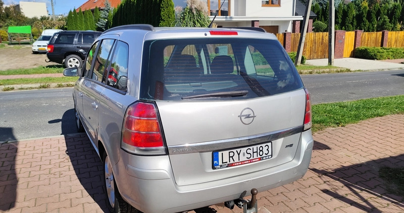 Opel Zafira cena 11999 przebieg: 249000, rok produkcji 2005 z Trzcianka małe 667